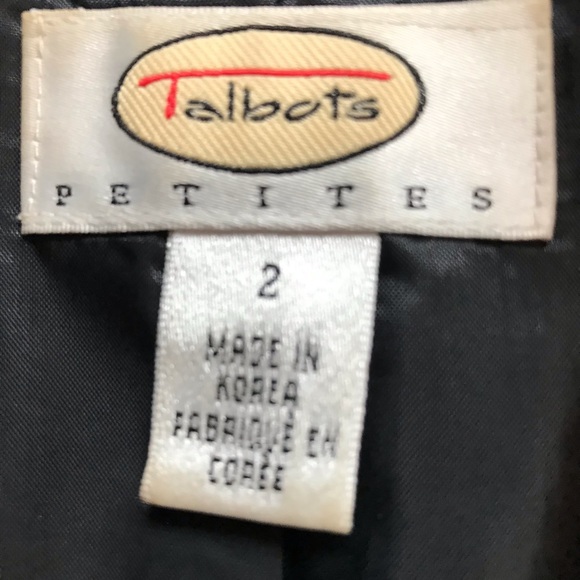 Talbots 3-Season Black Blazer - Picture 3 of 4
